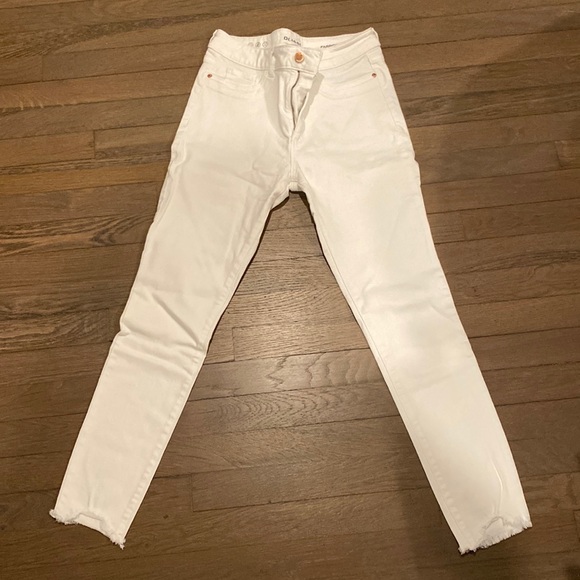 DL1961 Denim - DL brand denim white ankle jeans
